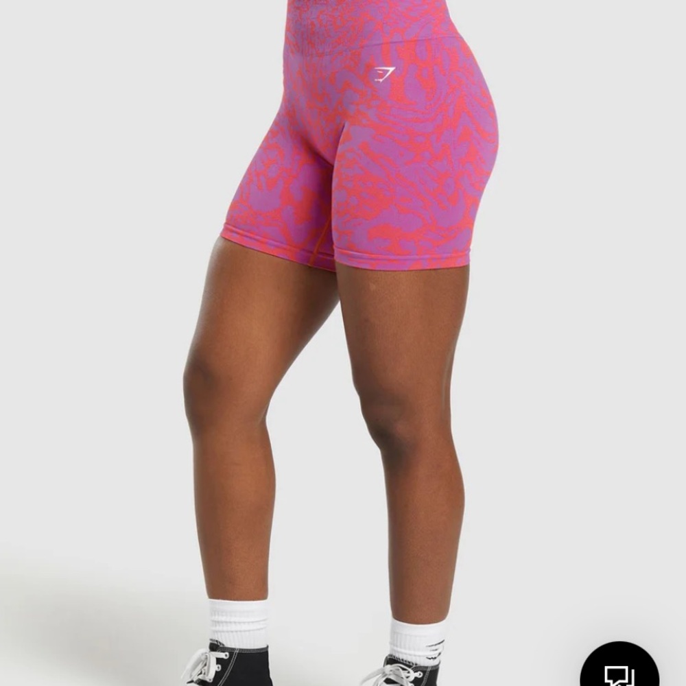 Gymshark Pink safari adapt bike short tight